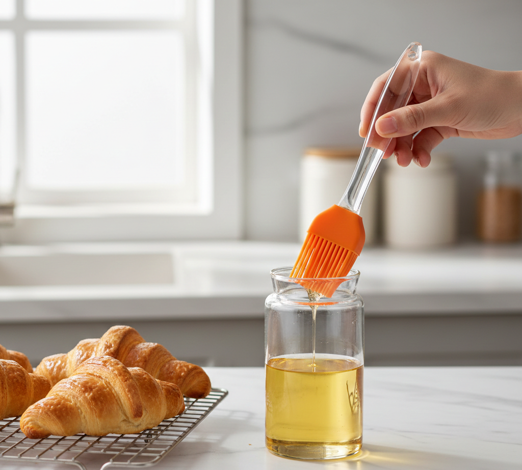 2-in-1 Silicone Basting Brush and Oil Dispenser Bottle Set