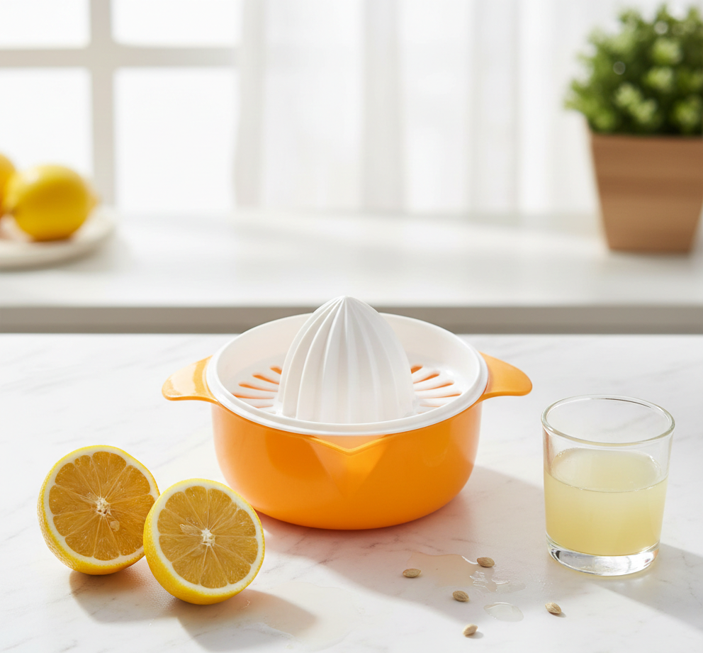 Manual Citrus Juicer & Squeezer – Ergonomic Compact Design