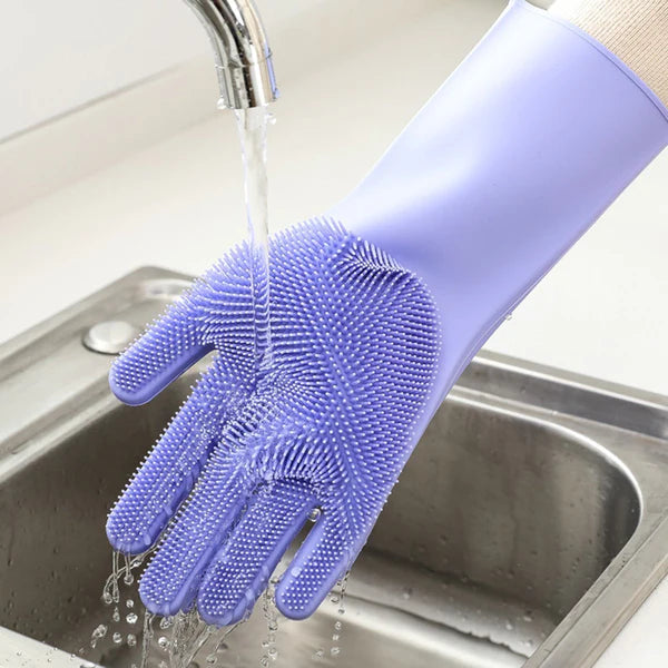 Silicone Scrubbing Glove