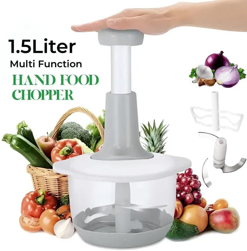 1.5L Multi-Function Hand Food Chopper