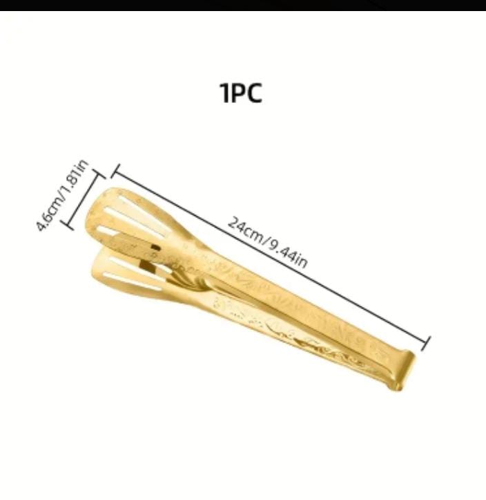 Luxe Gold Stainless Steel Pasta Serving Set