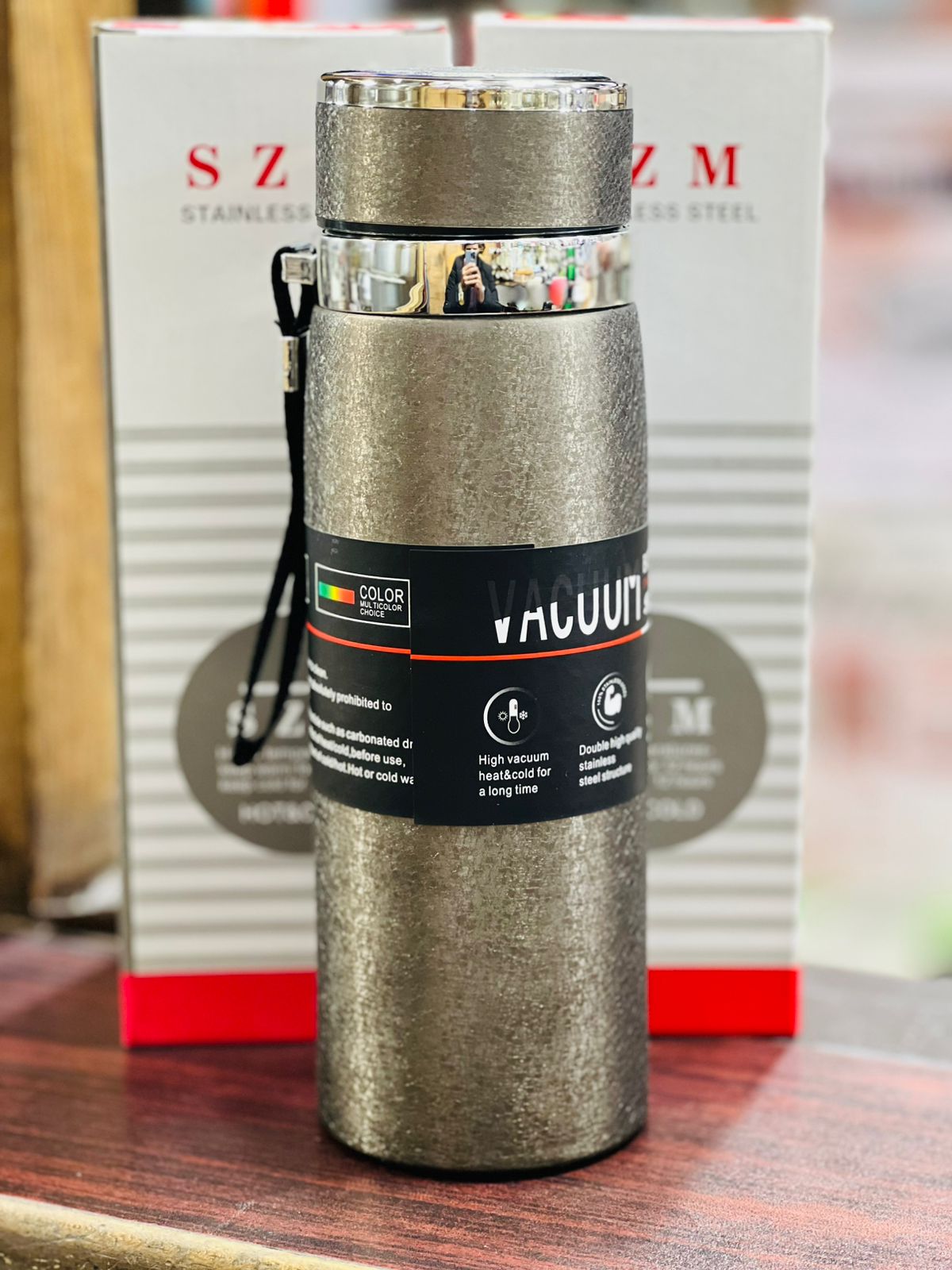 Metallic Water Bottle