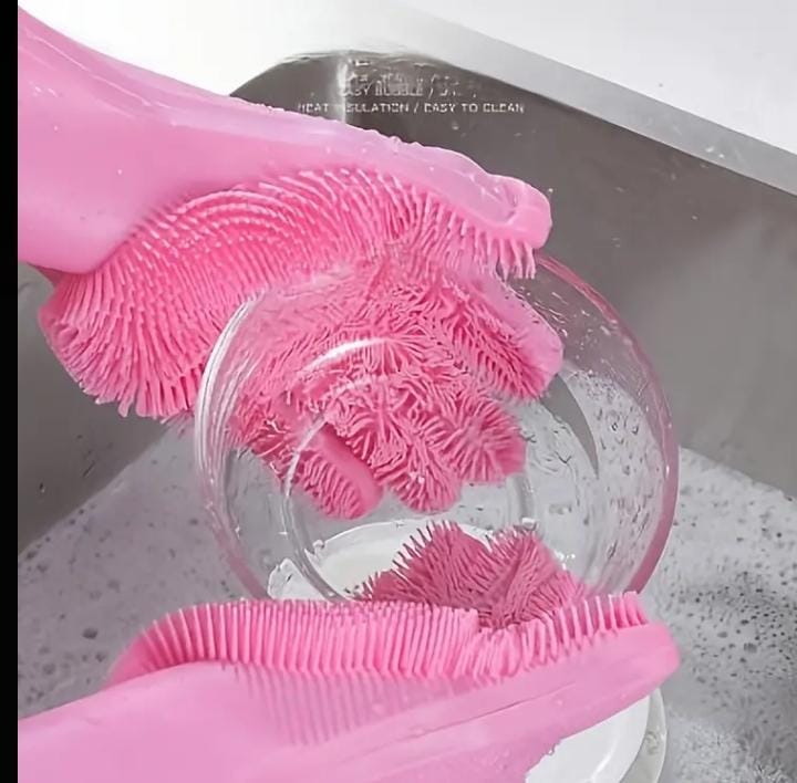 Silicone Scrubbing Glove